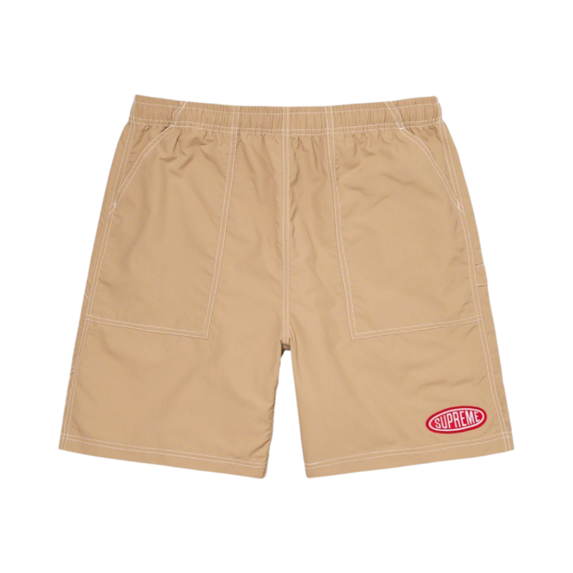슈프림 나일론 페인터 쇼츠 탄 - 23SS(Supreme Nylon Painter Shorts Tan - 23SS) - 1