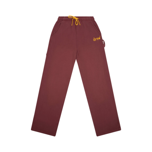 - Drew House Scribble Carpenter Sweatpant Faded Maroon