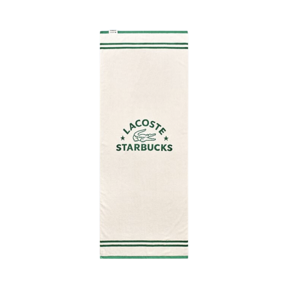 스타벅스 x 라코스테 트렌타월 아이보리(Starbucks x Lacoste Trent Towel Ivory)