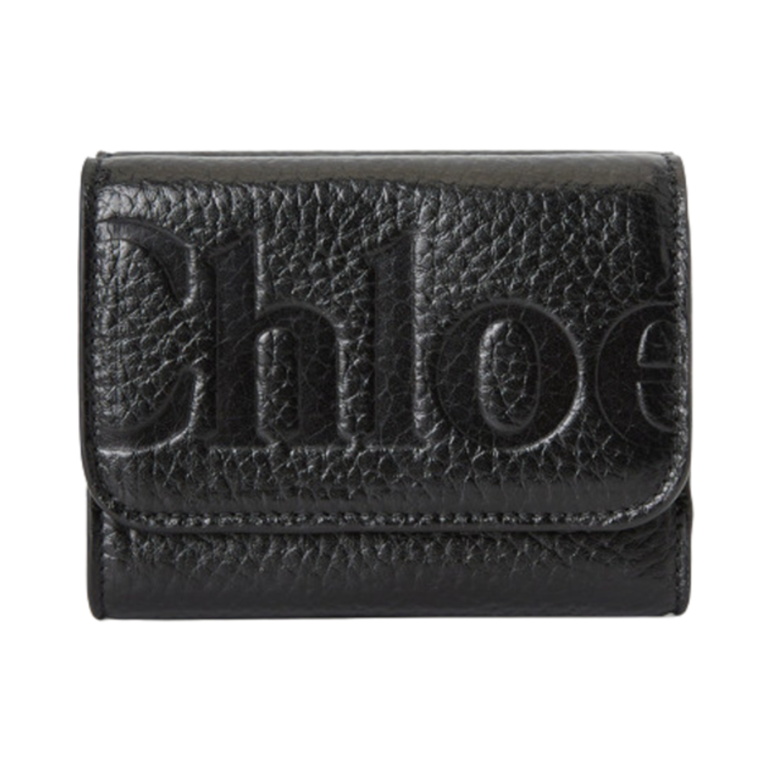 CHC24WP451O21001 Chloe Leather Small 3 Step Wallet Black