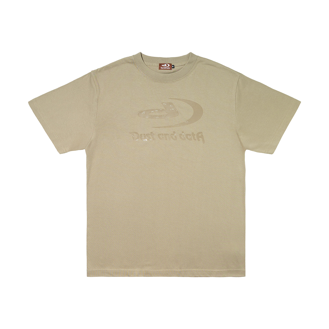 더스트앤데이터 클리어 코어 로고 티 샌드(Dust and Data Clear Core Logo Tee Sand)