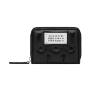 Maison Margiela Glam Slam Embroidered Coin Card Holder Black