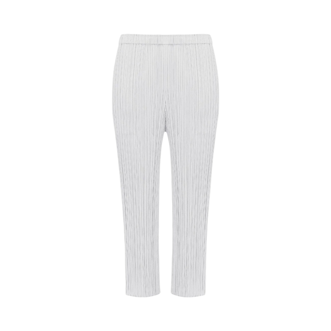 JF110-10 (W) Pleats Please Issey Miyake Basics Pants Light Gray