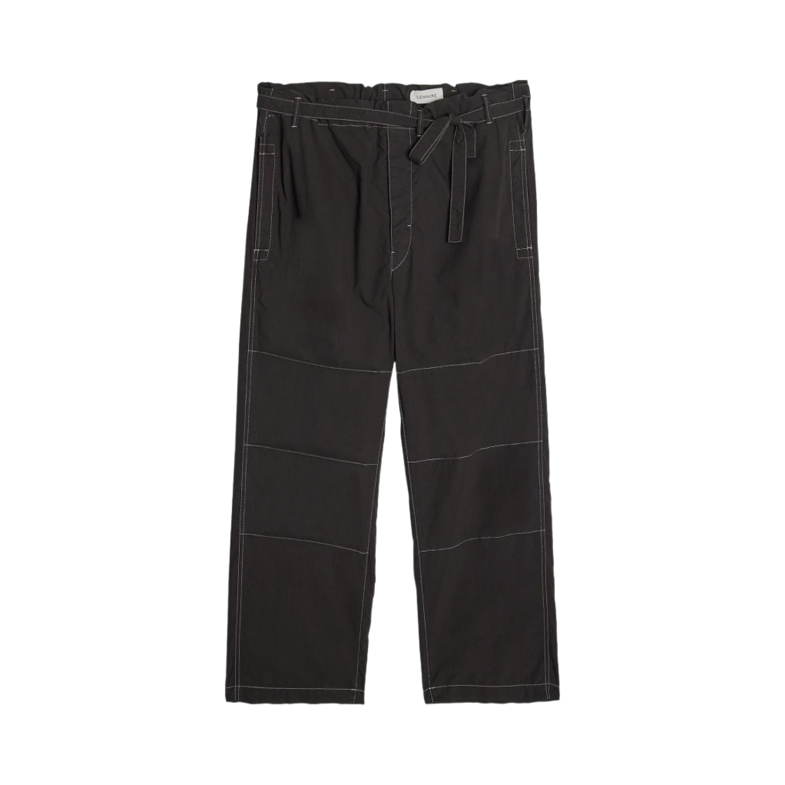 르메르 주도 가먼트 다이드 코튼 팬츠 블랙(Lemaire Judo Garment Dyed Cotton Pants Black) - 1