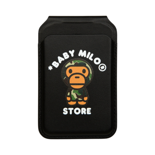 - BAPE Baby Milo MagSafe Card Holder Black