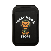 BAPE Baby Milo MagSafe Card Holder Black