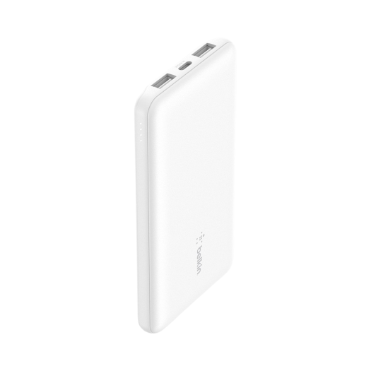 벨킨 10000mAh 3포트 15W PD 고속 충전 보조배터리 BPB011bt 화이트