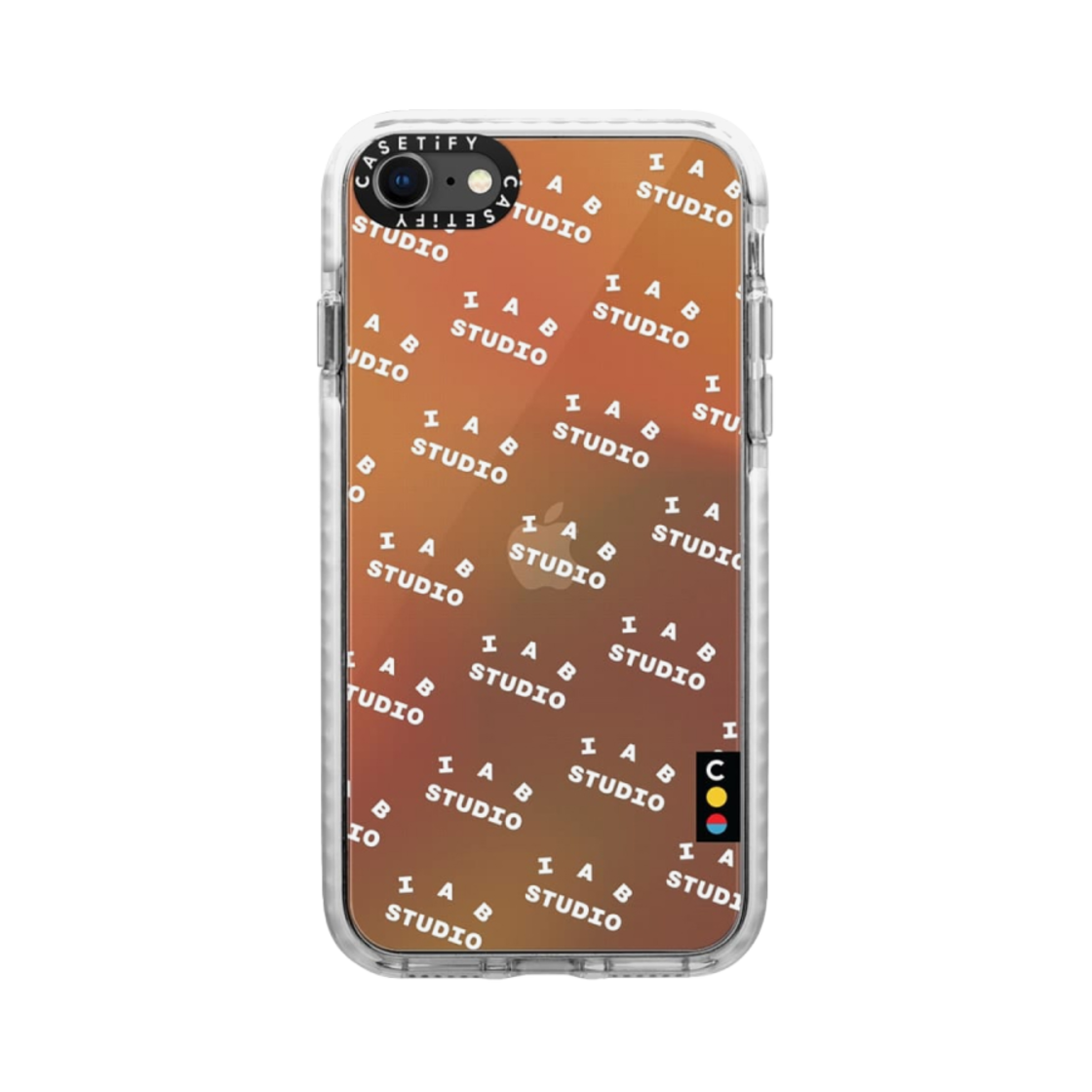 케이스티파이 x 아이앱 스튜디오 아이폰 패턴 로고 케이스 시어 무지개(Casetify x IAB Studio iPhone Pattern Logo Case Sheer Iridescent) - 5