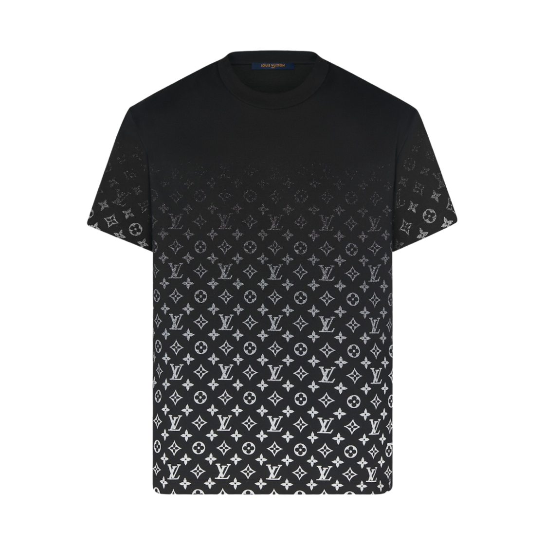 루이비통 LVSE 모노그램 그라디언트 티셔츠 블랙 화이트(Louis Vuitton LVSE Monogram Gradient T-Shirt Black White) - 1
