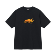 Stussy Flames T-Shirt Black