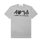 Play Comme des Garcons Reverse Logo T-Shirt Grey