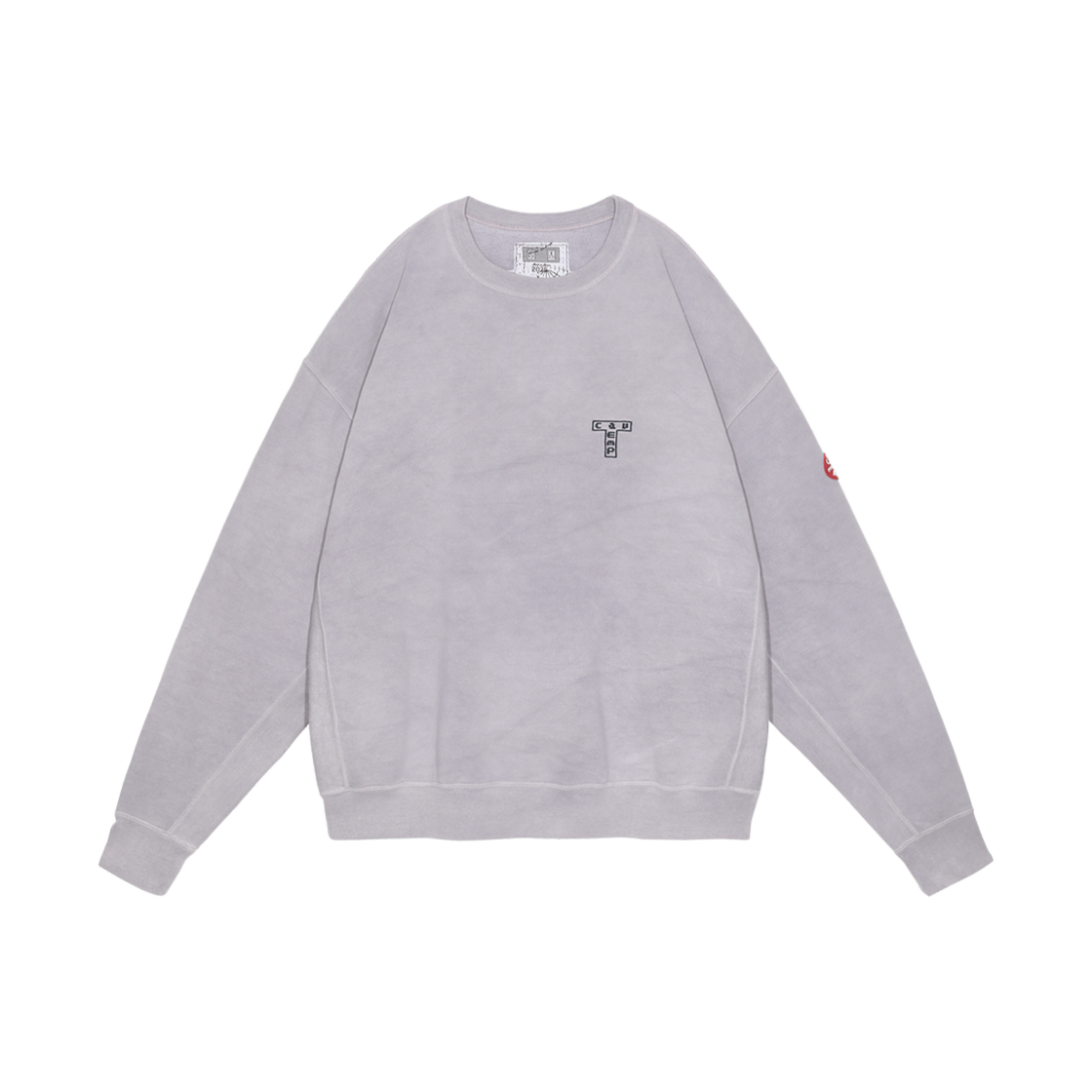 카브엠트 오버다이 T 카브 Emp 크루넥 그레이 - 25SS(Cav Empt Overdye T Cav Emp Crew Neck Grey - 25SS)