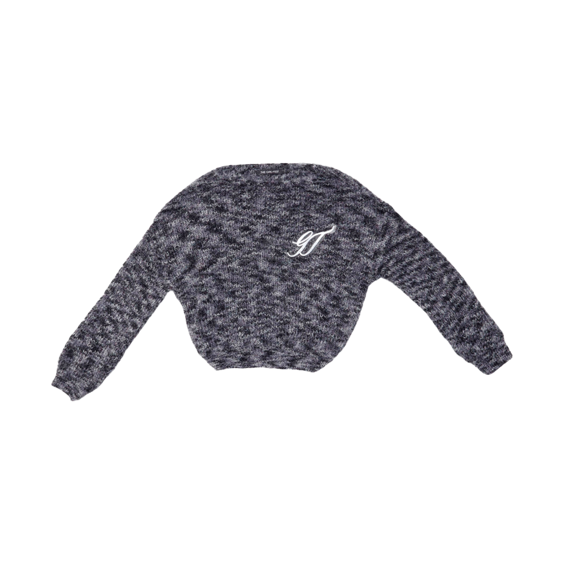 더그레이티스트 로고 패치 니트티 블랙(The Greatest Logo Patch Knit Tee Black)