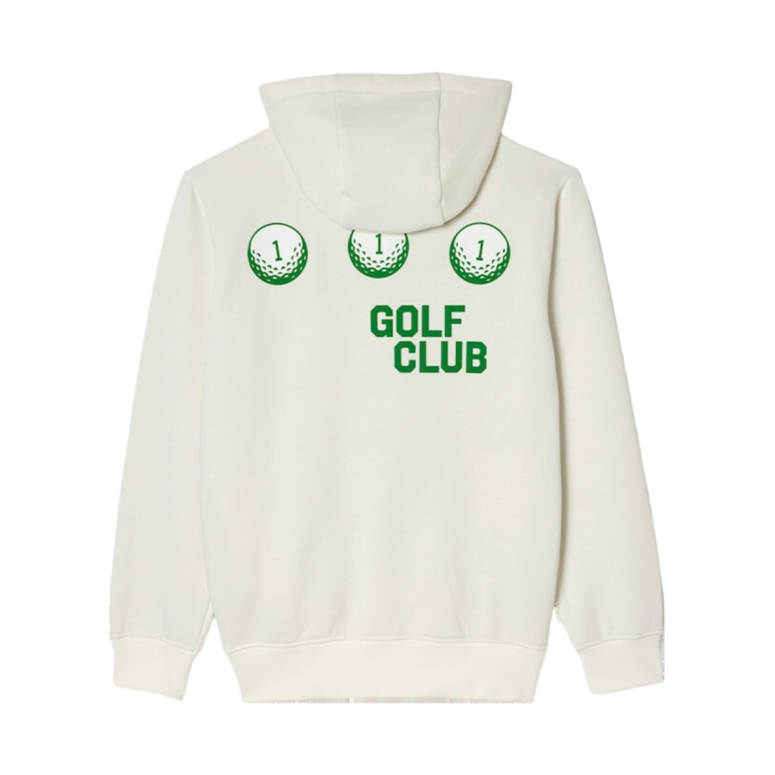 라코스테 골프 클럽 로고 포인트 후드 스웨트셔츠 화이트(Lacoste Golf Club Logo Point Hoodie Sweatshirt White) - 2