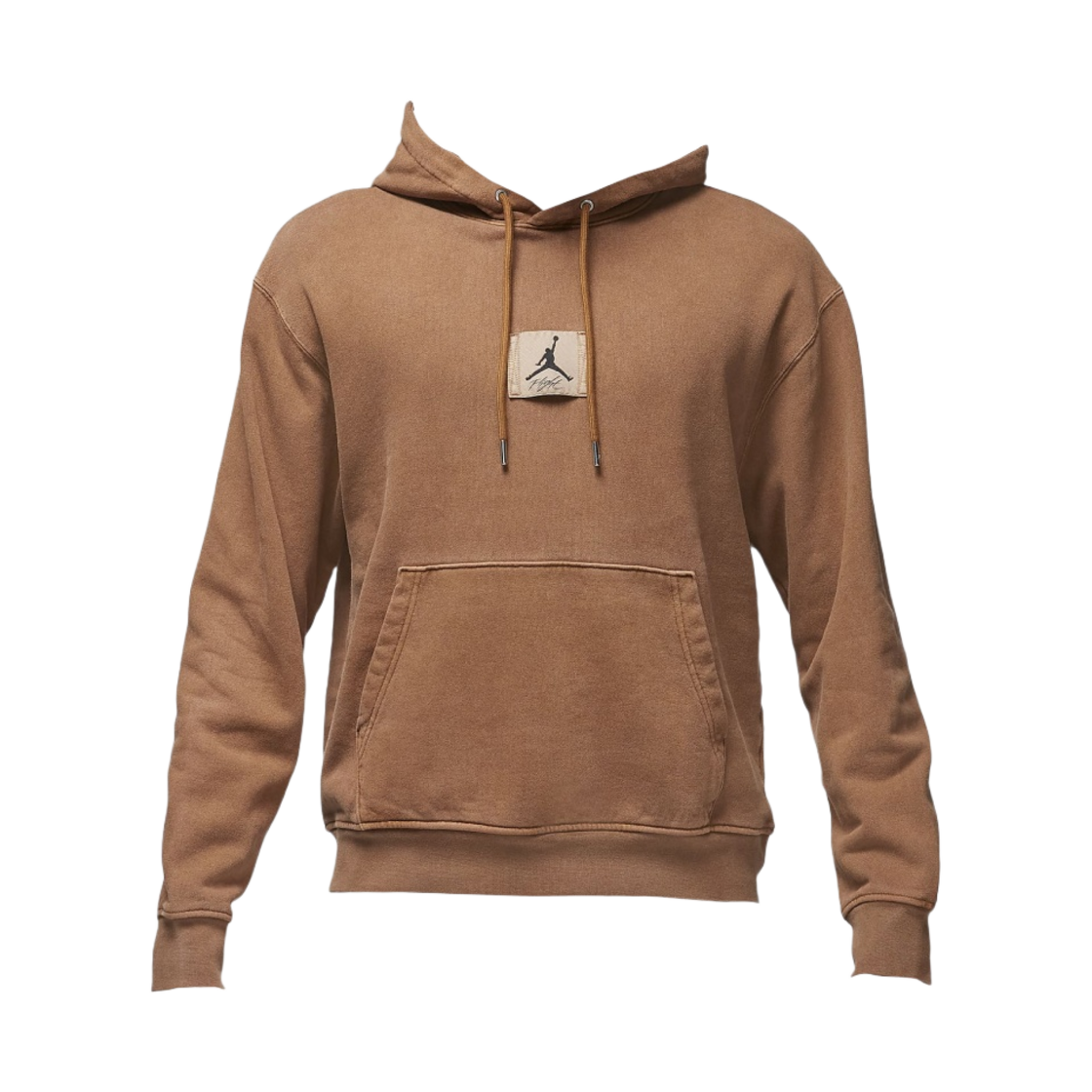 FB7291-281 Jordan Flight Fleece Washed Pullover Hoodie Light British Tan - Asia