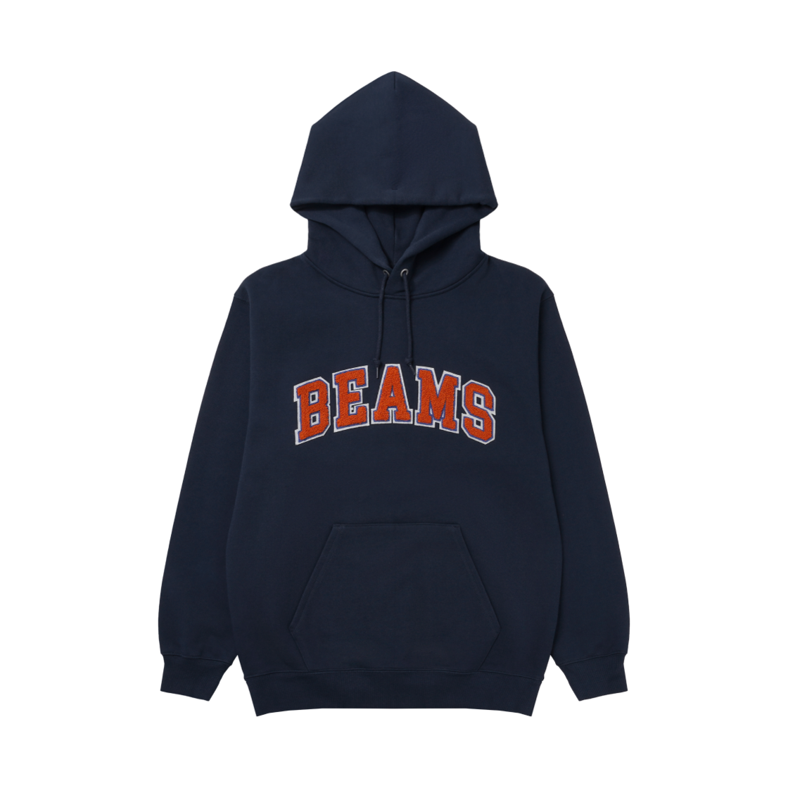 - Beams Basic Hoodie Navy
