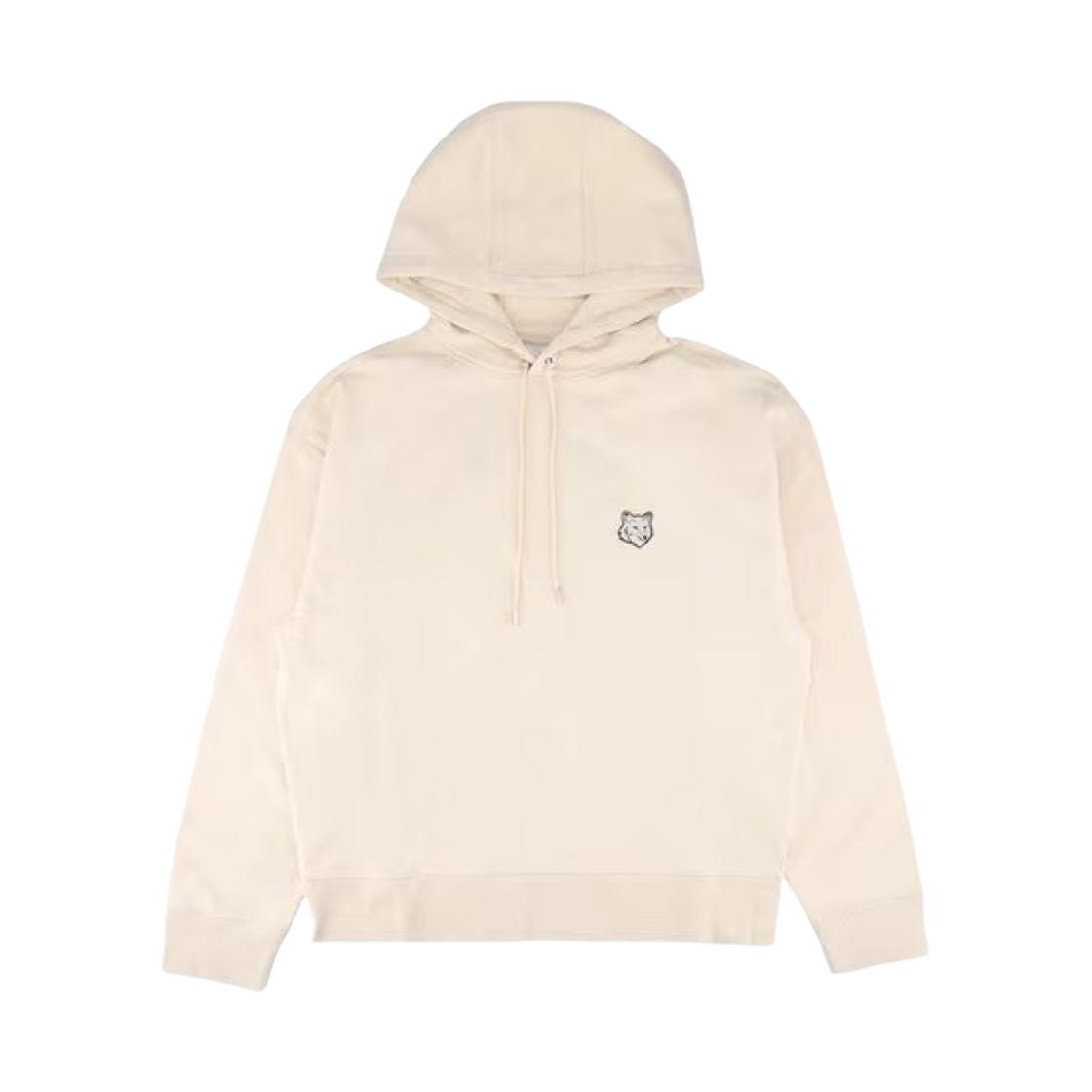 메종 키츠네 볼드 폭스 헤드 패치 오버사이즈 후드 베이지(Maison Kitsune Bold Fox Head Patch Oversize Hoodie Beige)
