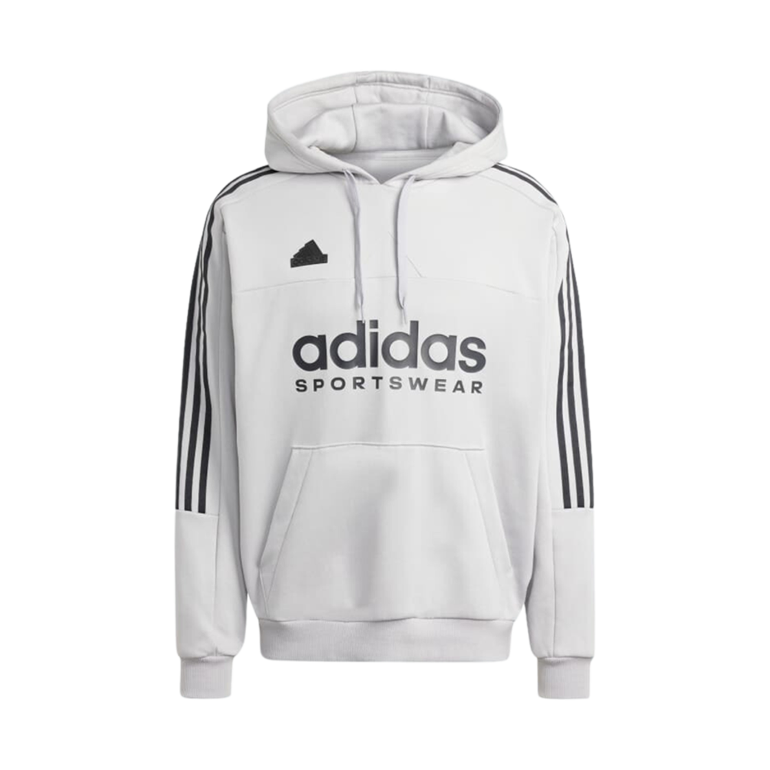 IW5939 Adidas House of Tiro Fleece  Hoodie Grey Two Black - KR Sizing