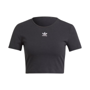 (W) Adidas Essentials Rib T-Shirt Black - KR Sizing