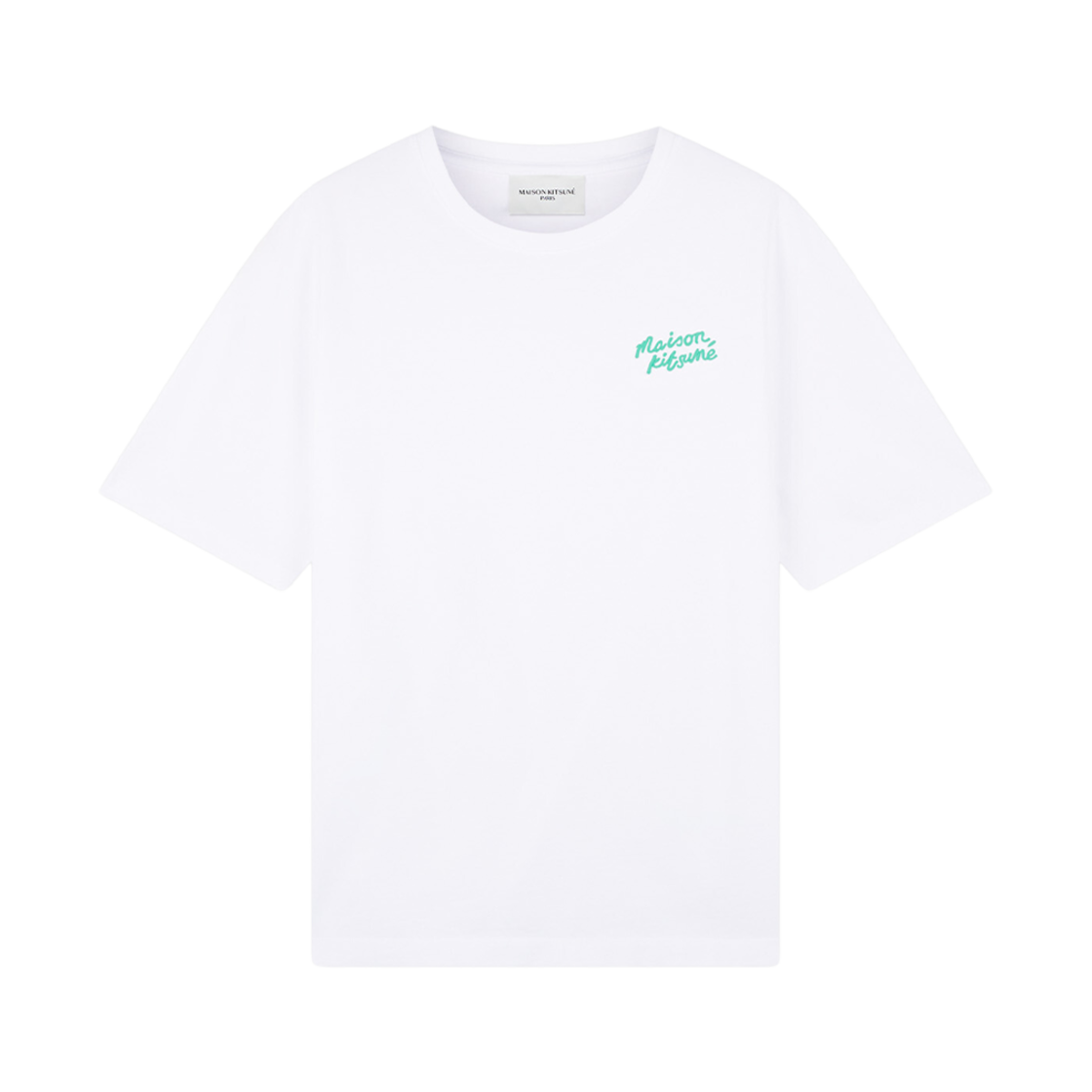 LM00125KJ0008-P100 Maison Kitsune Handwriting Regular T-Shirt White
