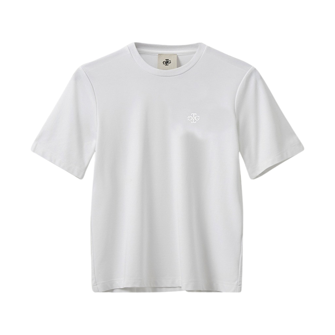 KW4BTSSTG17WT The Garment Women TG Logo Tee White