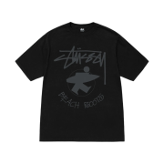 Stussy Beach Roots Pigment Dyed T-Shirt Black