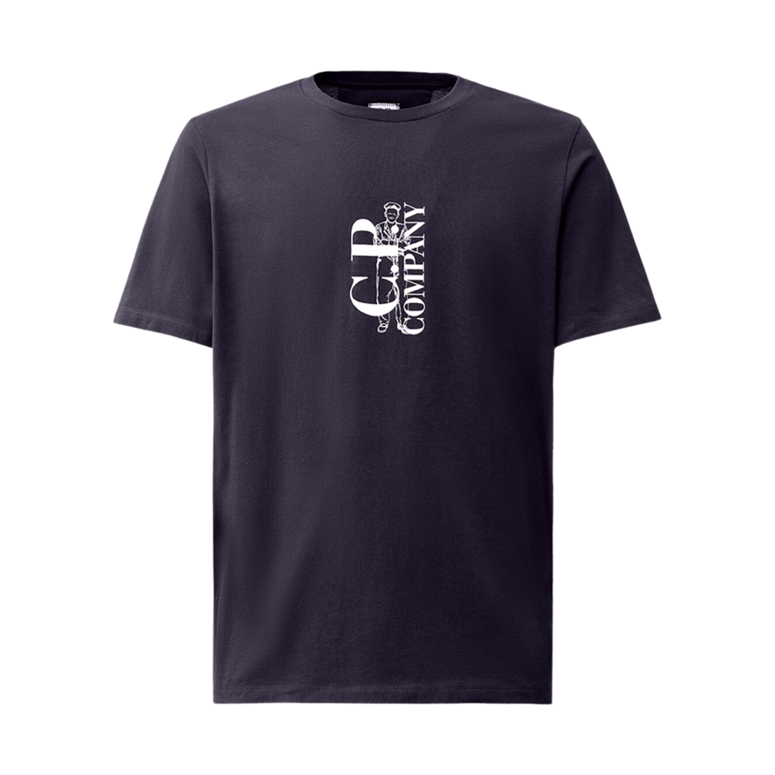 16CMTS139A005100W888 C.P. Company 30/1 Jersey British Sailor T-Shirt Total Eclipse Blue - 24SS