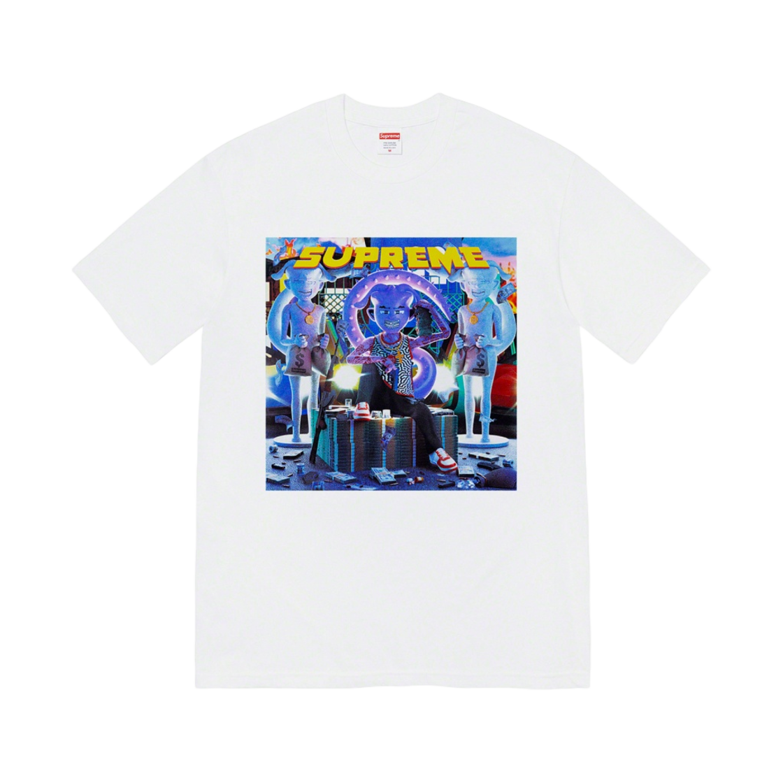 슈프림 리치스트 티셔츠 화이트 - 21FW(Supreme Richest T-Shirt White - 21FW) - 1