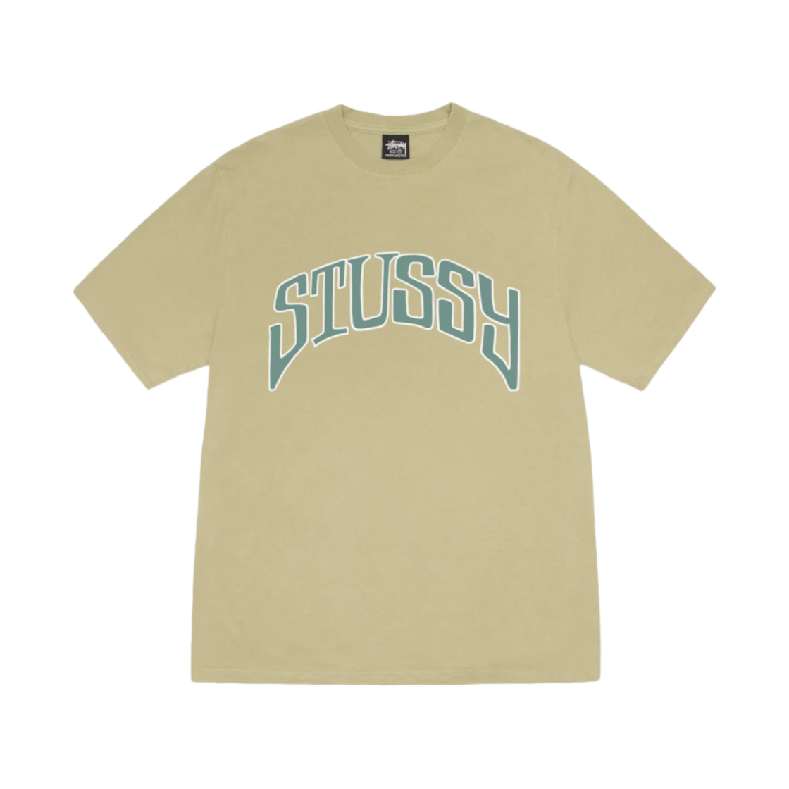 스투시 피그먼트 다이드 아치드 티셔츠 엘름(Stussy Pigment Dyed Arched T-shirt Elm) - 1