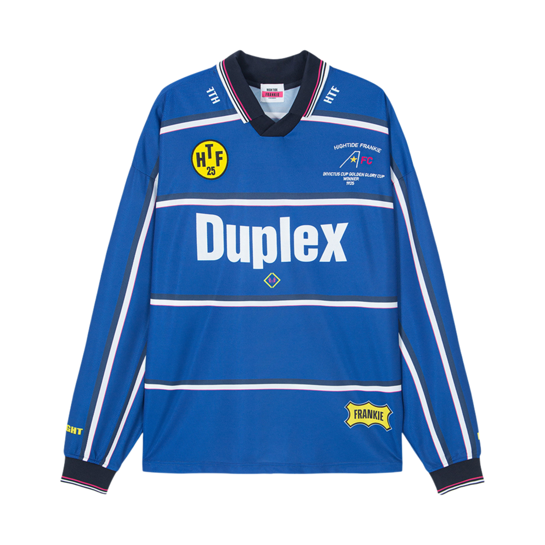 HF25ALT009BL HIGHTIDE FRANKIE Duplex Long Sleeve Football Jersey Blue