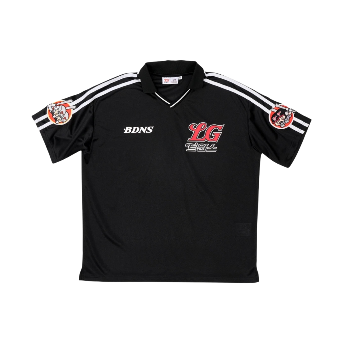 - BDNS x LG TWINS Classic Logo Jersey Black