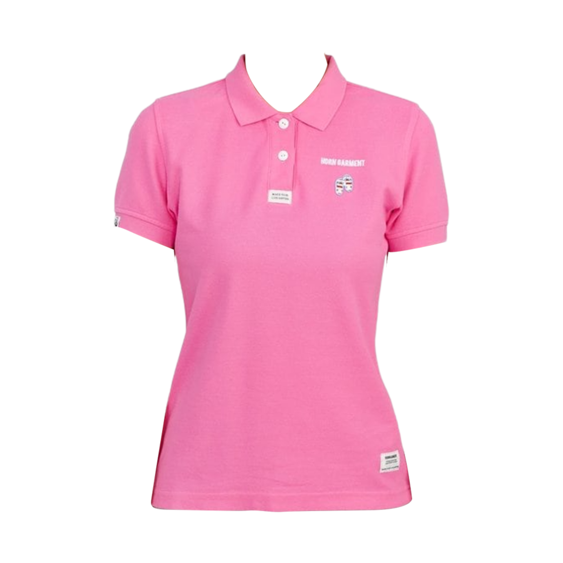 (W) 혼가먼트 골프 웨어 폴로 티셔츠 핑크((W) Horn Garment Golf Wear Polo T-Shirt Pink)