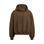 (W) Coach x Matin Kim Embroidered Oversized Hoodie Brown