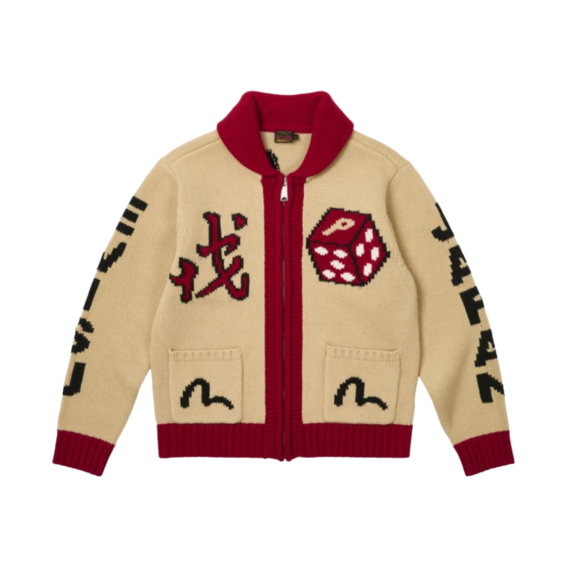 팔라스 x 에비수 가디건 브라운 - 24SS(Palace x Evisu Cardigan Brown - 24SS)