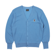 Heritage Floss Crest Wool Cardigan Sky Blue (23SS Ver.)