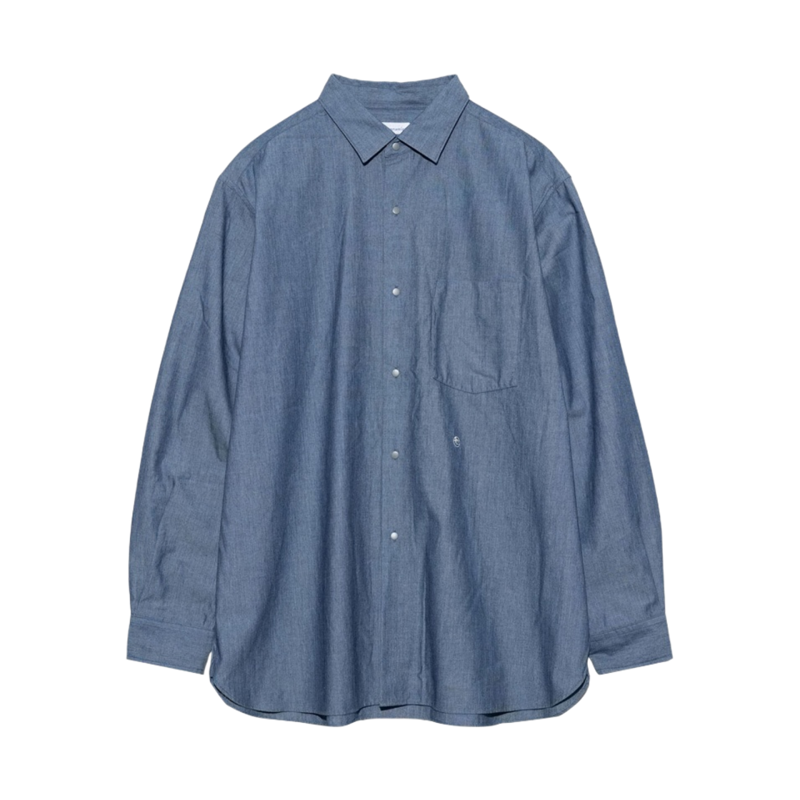 SUGF359 Nanamica Regular Collar Chambray Shirt Indigo