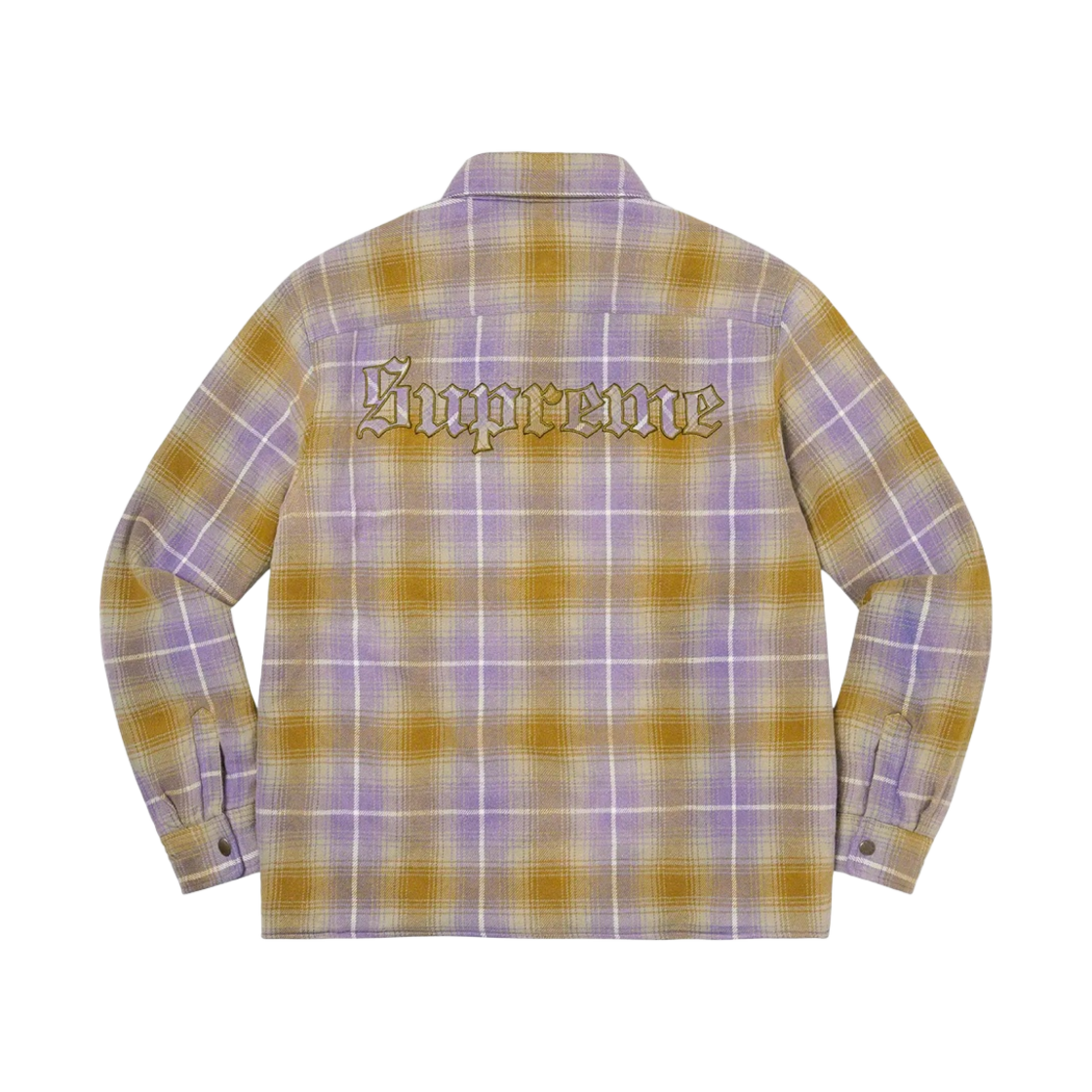 슈프림 셔링 라인드 플란넬 셔츠 올리브 - 22FW(Supreme Shearling Lined Flannel Shirt Olive - 22FW) - 3