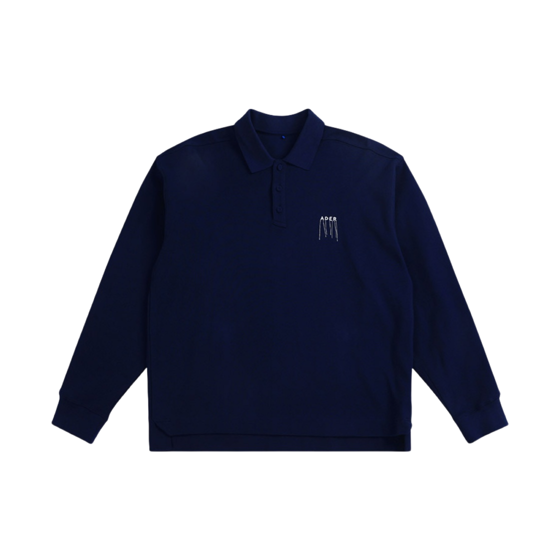 아더에러 니들 로고 폴로 셔츠 네이비(Ader Error Needle Logo Polo Shirt Navy) - 1