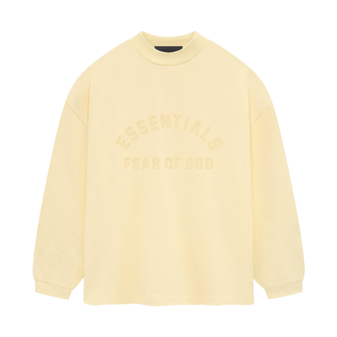- Essentials Heavy Jersey LS T-Shirt Garden Yellow - 24SS