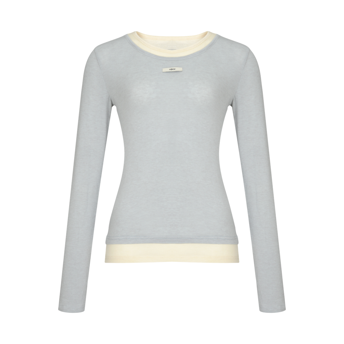 lr24fw01 Double Layered Longsleeve Tee Grey