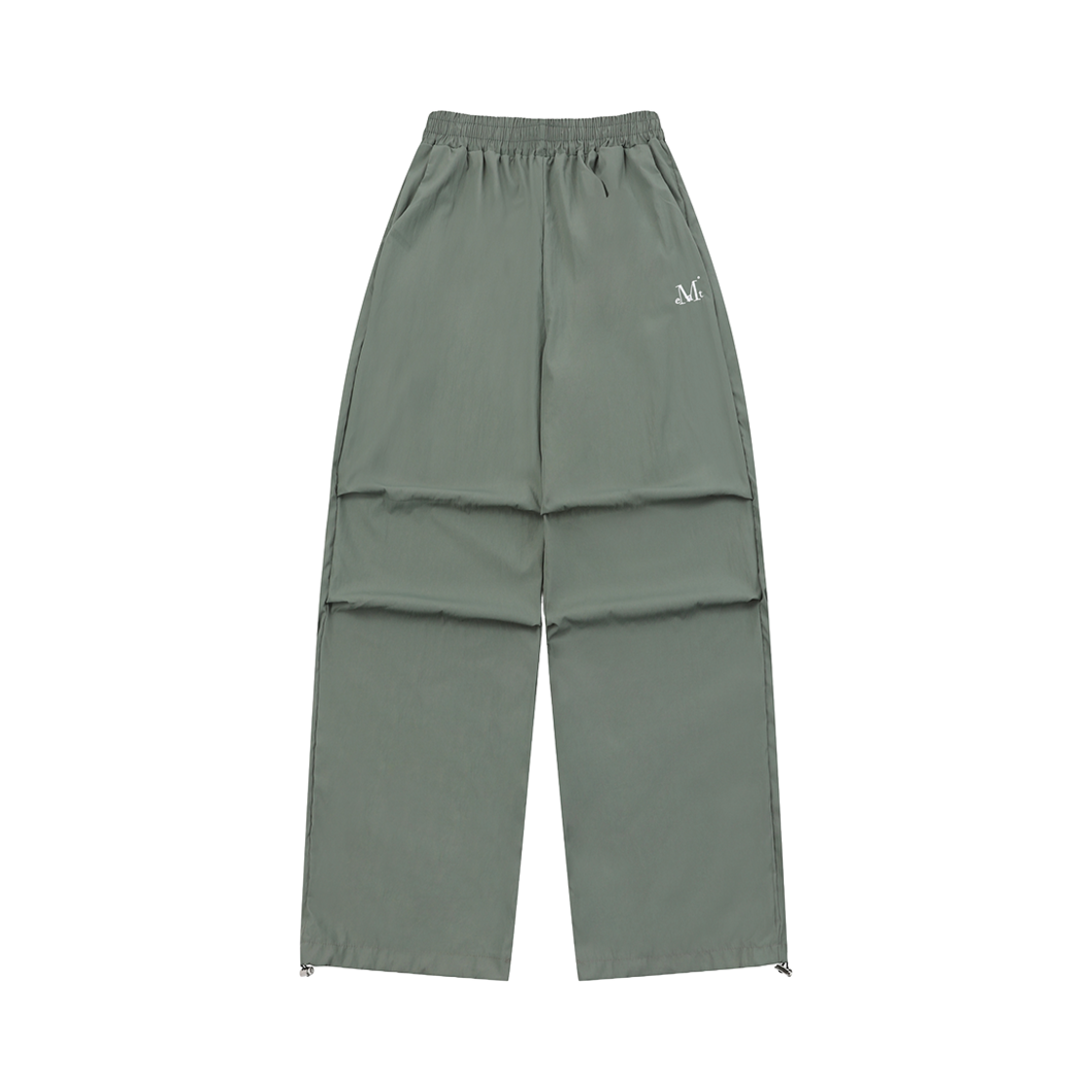 P00000LA_01 MUCENT Bilbao Poly Parachute Pants Khaki