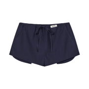 (W) Glowny Wilshire Cotton Shorts Navy