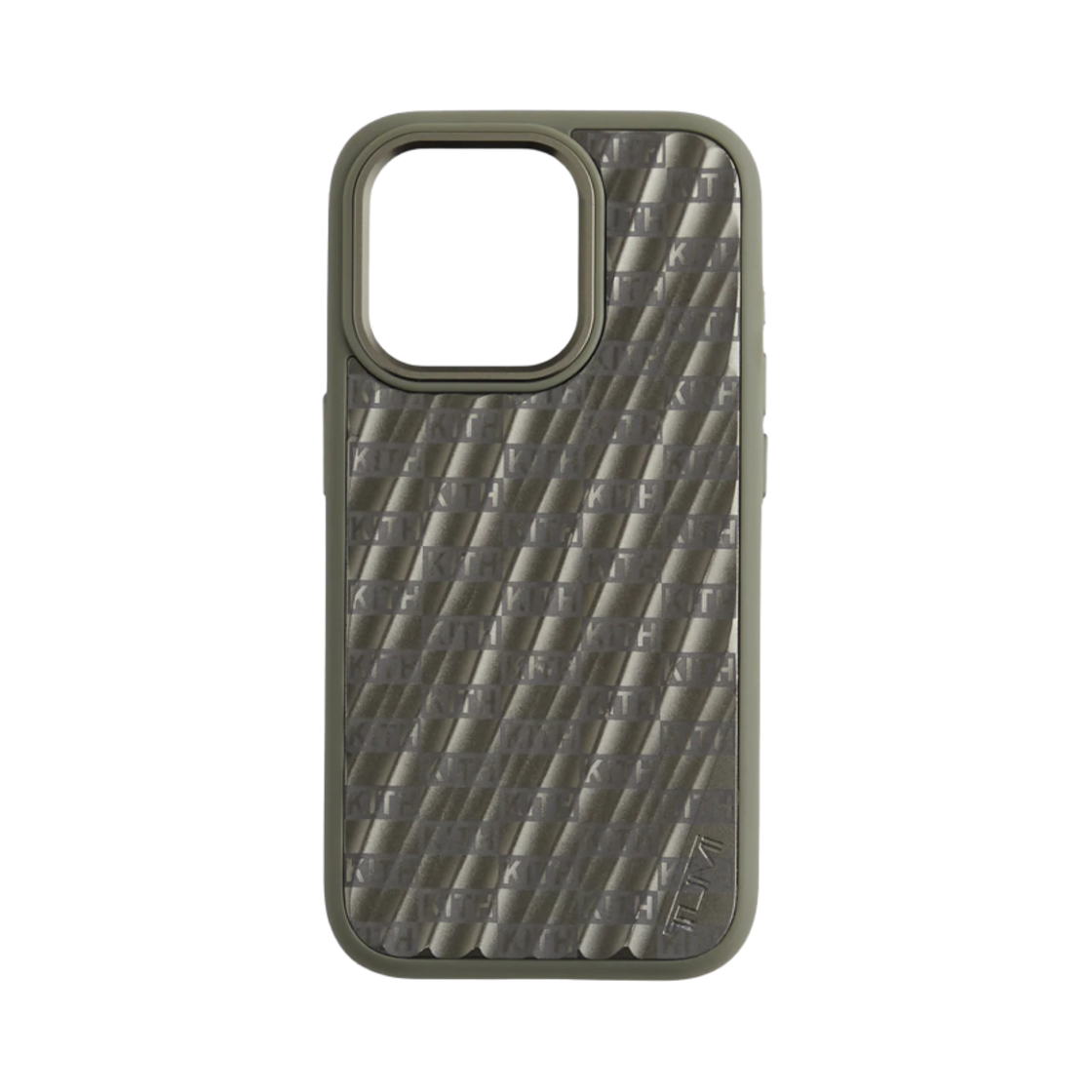 154778-A571 Tumi x Kith Aluminum iPhone 15 Pro Case Plaster