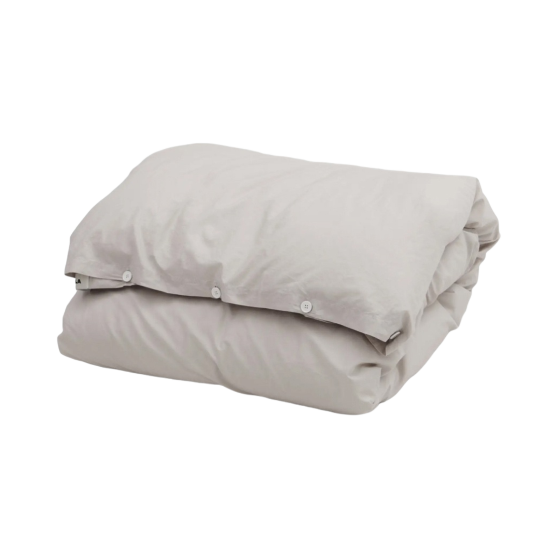 테클라 퍼케일 베딩 듀벳 커버 소프트 그레이(Tekla Percale Bedding Duvet Cover Soft Grey)