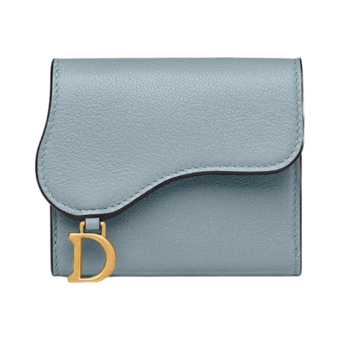 디올 새들 로터스 지갑 고트스킨 클라우드 블루(Dior Saddle Lotus Wallet Goatskin Cloud Blue) - 1