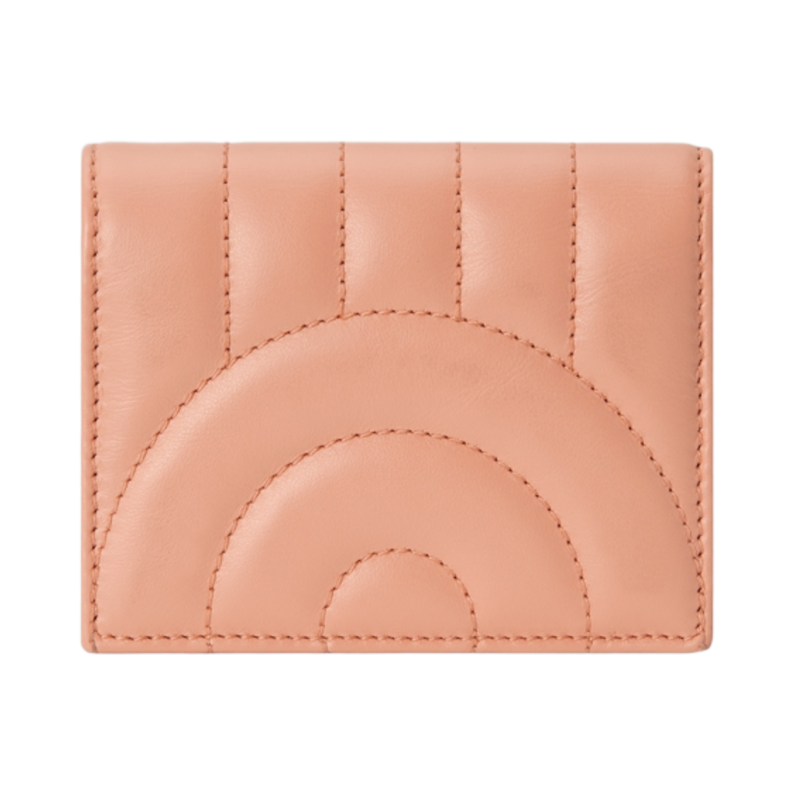 구찌 GG 마몽 마틀라세 카드 케이스 지갑 피치 레더(Gucci GG Marmont Matelasse Card Case Wallet Peach Leather) - 3