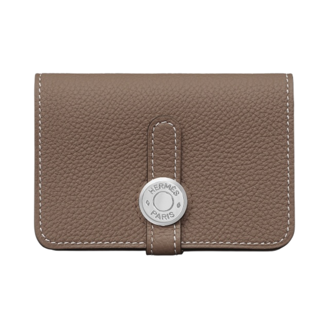 에르메스 도곤 카드 홀더 토고 & 팔라듐 하드웨어 에뚜쁘(Hermes Dogon Card Holder Togo & Palladium Etoupe)