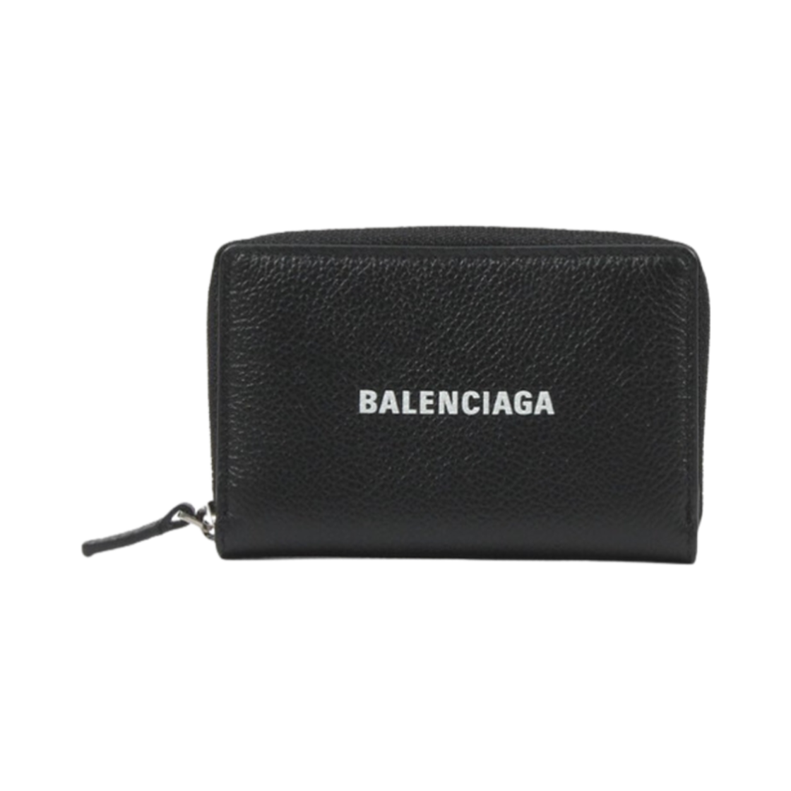 6169111IZI31090 Balenciaga Everyday Logo Card Holder Black
