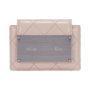 Matin Kim Quilting Accordion Wallet Beige