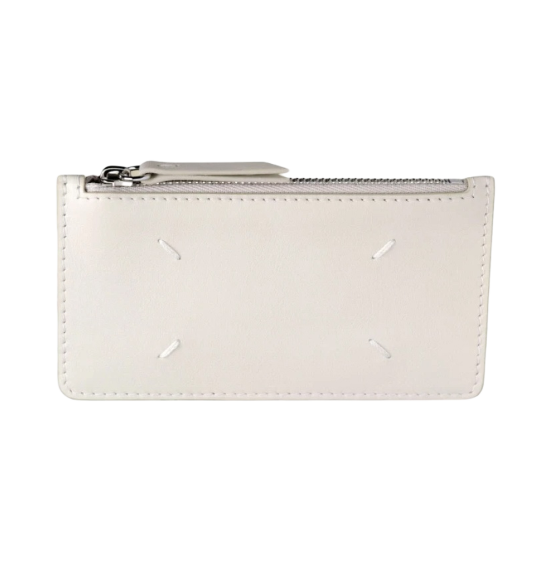 S56UI0143P4985T2003 Maison Margiela Leather Card Holder Wallet Gray
